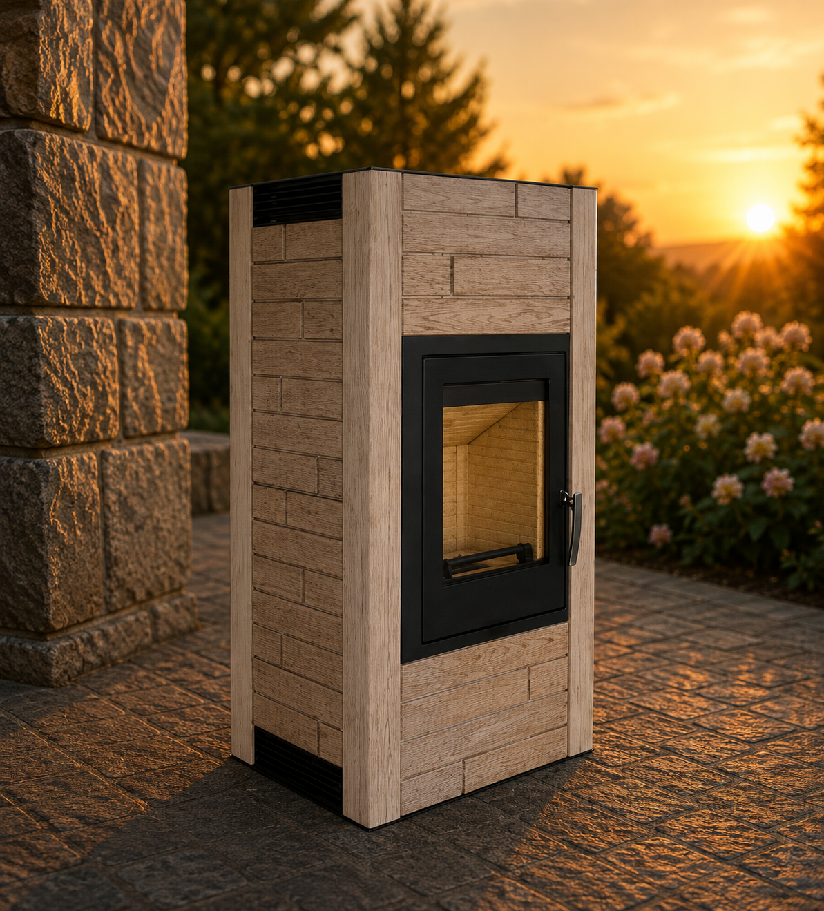 Varaava takka Thorma Alicante Forest, 8 kW, beige